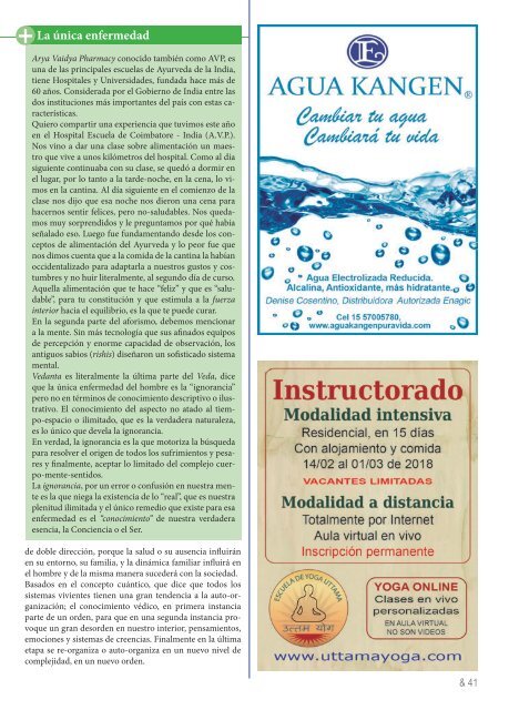 Revista Yoga + Edición 73