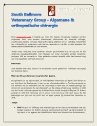 South Bellmore Veterenary Group - Algemene & orthopedische chirurgie