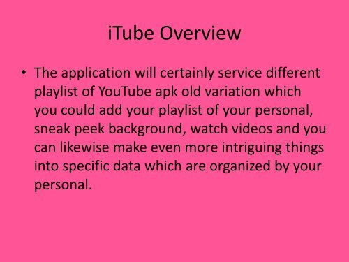 How to Download iTube APK for free on Android Device