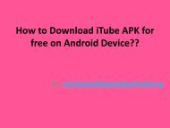 How to Download iTube APK for free on Android Device