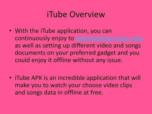 How to Download iTube APK for free on Android Device
