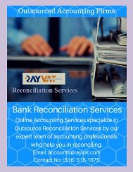 How will Outsource reconciliation services be useful