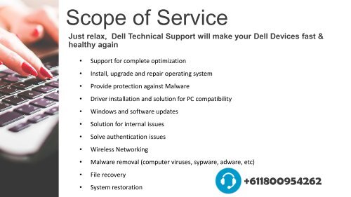 Dell Support Phone Number Australia +611800954262