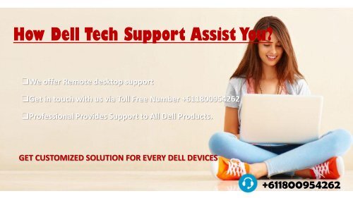 Dell Support Phone Number Australia +611800954262