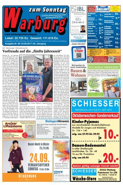 Warburg Zum Sonntag 2017 Kw 38