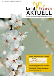 LandFrau-Aktuell 02 2008 - Deutscher LandFrauenverband e.V.