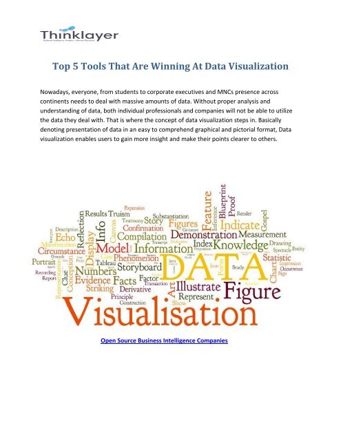 Top 5 Tools That Are Winning At Data Visualization