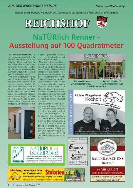 Gummersbacher Stadtmagazin September 2017