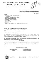 LANDESFEUERWEHRVERBAND NIEDERSACHSEN e.V.