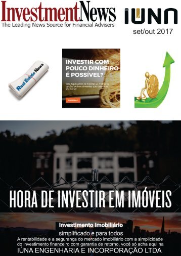 Revista de Investimentos da IÚNA ENGENHARIA.