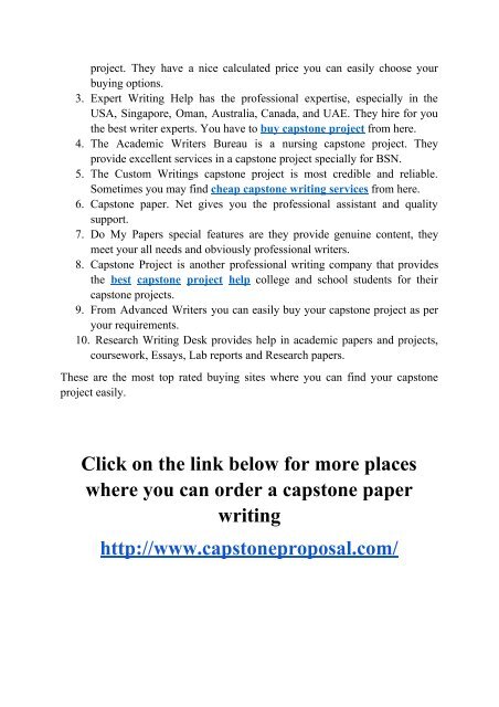 10 Places Where to Buy Capstone Paper You May Didn't Know