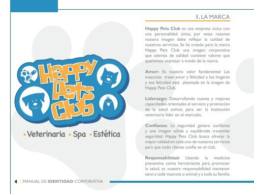 MANUAL DE IDENTIDAD HAPPY PETS