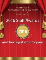 2016 Staff Awards and Recognition Program