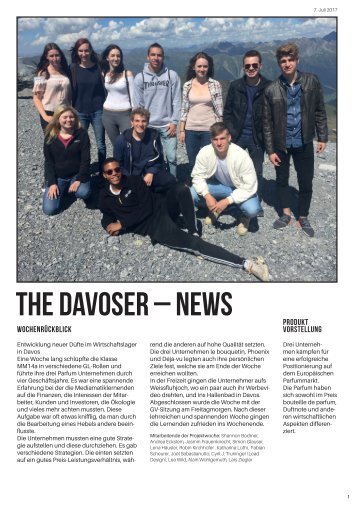 WIWAG The Davoser 2017 Mediamatiker MM14a vom BZZ in Davos