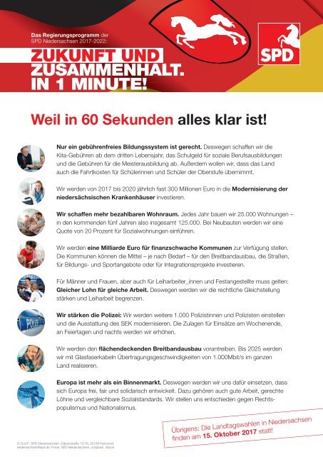 SPD-Regierungsprogram in 1 Minute_25.09.2017