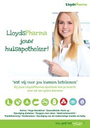 LloydsPharma jouw huisapotheker!