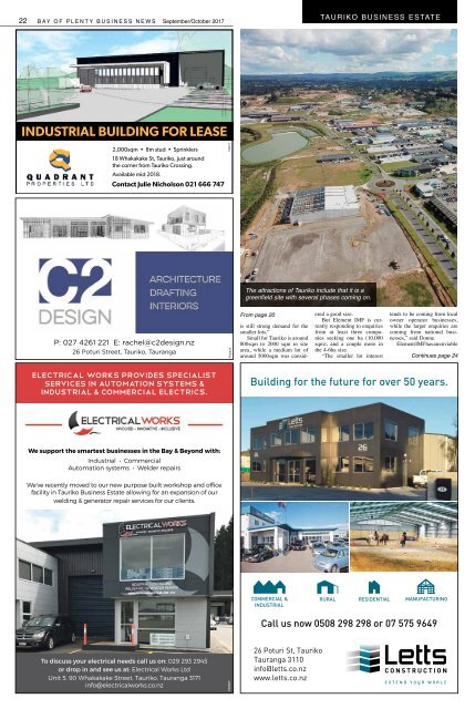 Bay of Plenty Business News September/October 2017