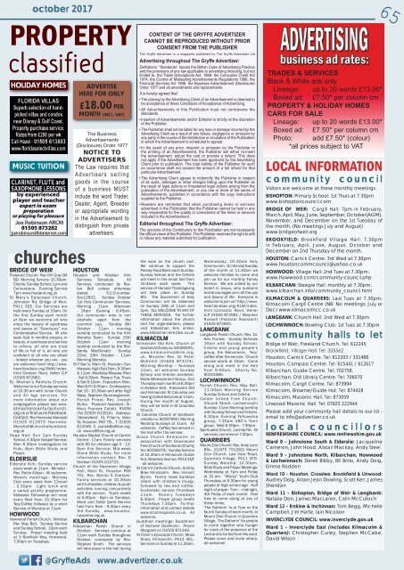 277 October 2017 - Gryffe Advertizer