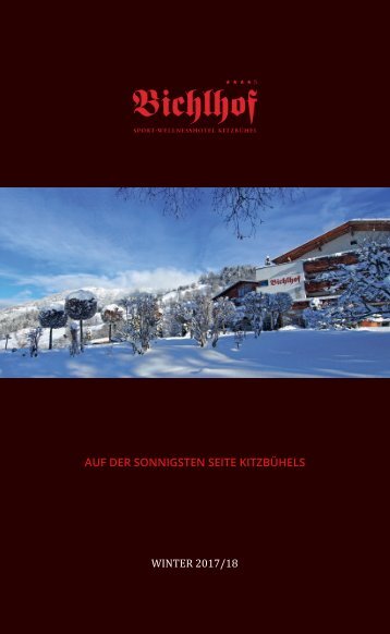Bichlhof Winterpreisliste 2017/18