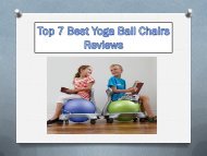 Top 7 Best Yoga Ball Chairs