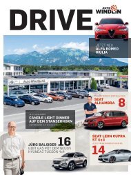 Windlin DRIVE Hauszeitung - Sommer 2016