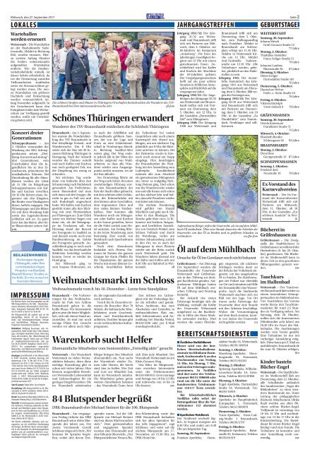 Wochen-Kurier 39/2017 - Lokalzeitung für Weiterstadt und Büttelborn