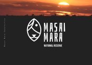 Masai Mara señalectica