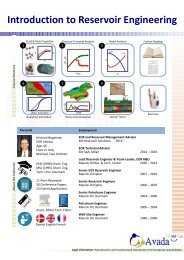 Introduction to reservoir engineering by Avada Oil and Gas