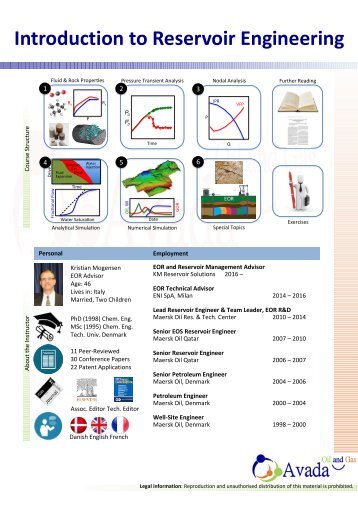 Introduction to reservoir engineering by Avada Oil and Gas