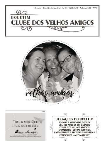 Boletim do Clube dos Velhos Amigos, n.º 2