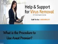 What is the Procedure to Use Avast Premier?