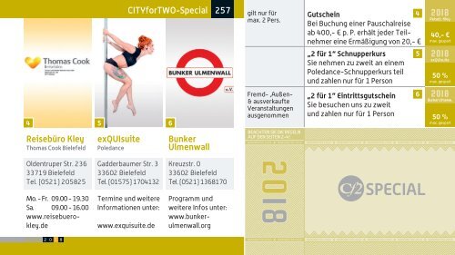 CITYforTWO BIELEFELD | Limitierte Ausgabe 2018