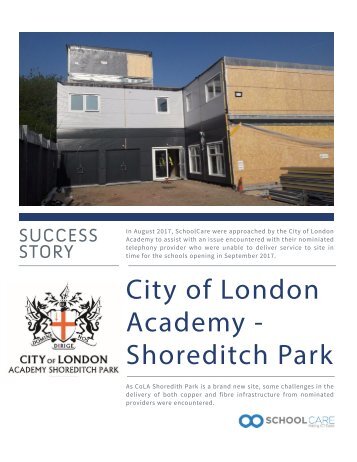 Success Story Brochure - CoLA Shoreditch Park (003)