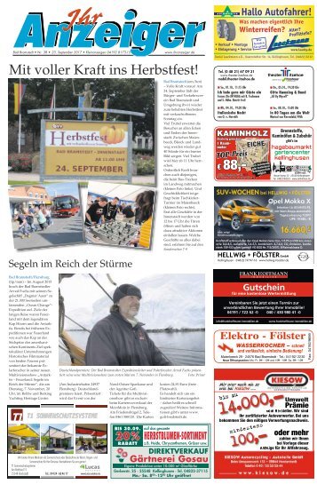 Ihr Anzeiger Bad Bramstedt 38 2017