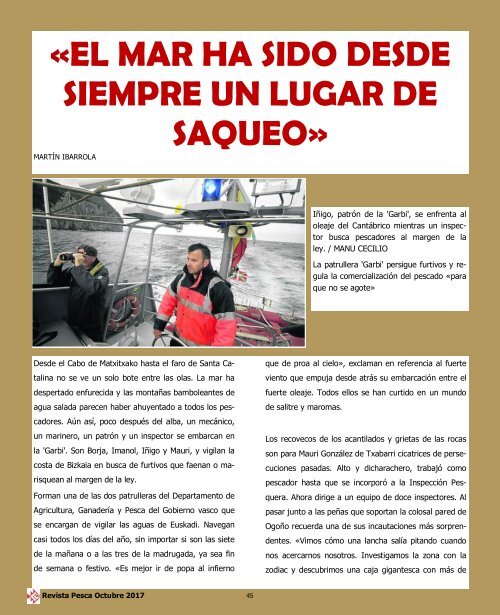 REVISTA PESCA OCTUBRE 2017