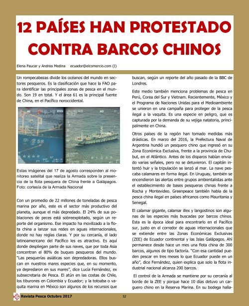 REVISTA PESCA OCTUBRE 2017