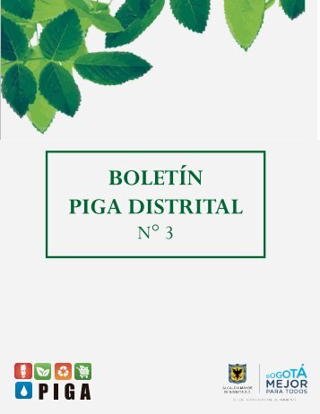 BOLETÍN PIGA DISTRITAL N°3