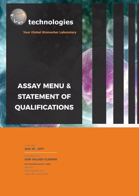 Assay Menu_Statement of Qualifications_2017