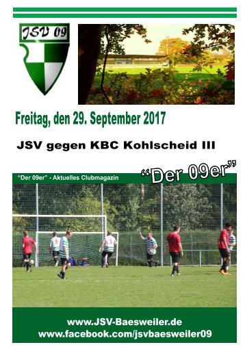 JSV Zeitung 29.09.2017