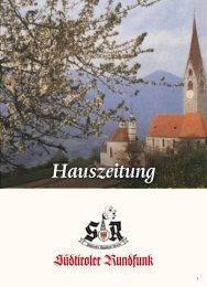 Hauszeitung des Südtiroler Rundfunk (2017/9)