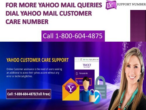 1-800-604-4875 Yahoo Mail Customer Care Support Number