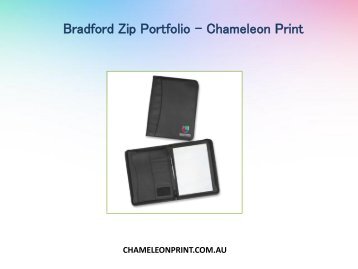Bradford Zip Portfolio - Chameleon Print
