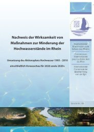 Nachweis der Wirksamkeit von MaÃŸnahmen zur Minderung der - IKSR