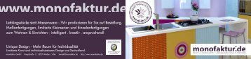 Produktbroschüre - monofaktur Online-Shop