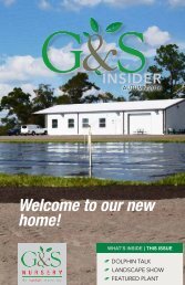 G&S Nursery Fall 2016 Newsletter