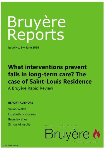 Falls Intervention RSL - Long summary 20160331