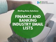 Finance and Banking Industry Email lists