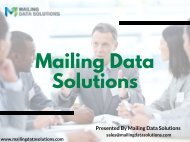 Mailing Data Solutions