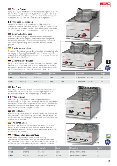 Gastrolini GastroM Katalog