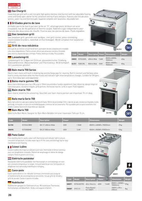 Gastrolini GastroM Katalog